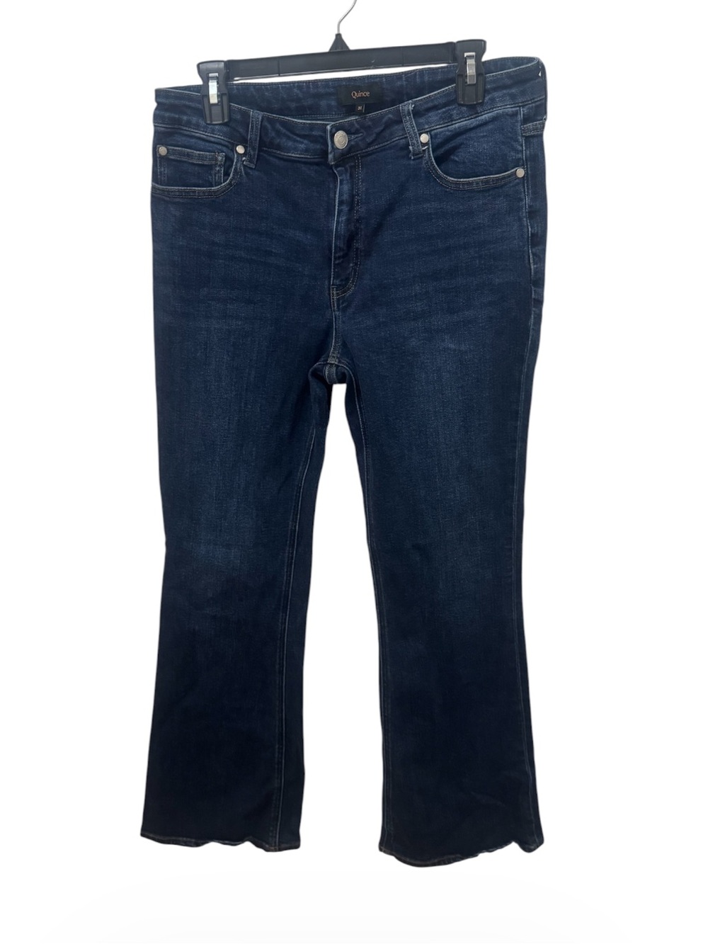 Quince Luna Flare Jeans Midnight Size 31 - Picture 2 of 6